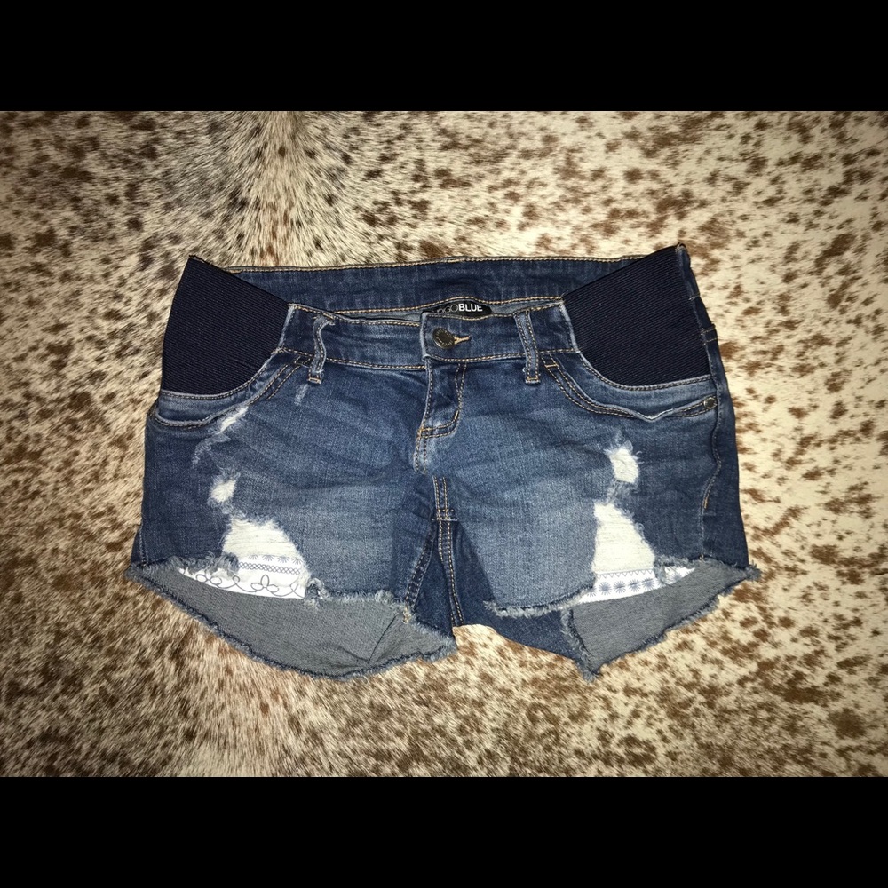 Maternity Jean Shorts